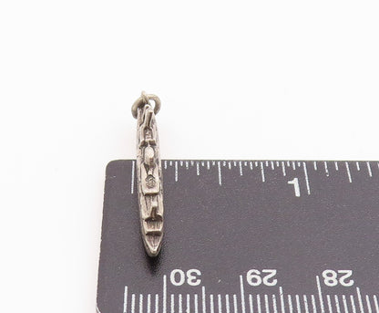 925 Sterling Silver Vintage Pendant 3D Ocean Liner Charm S.S Statendam  PT24889