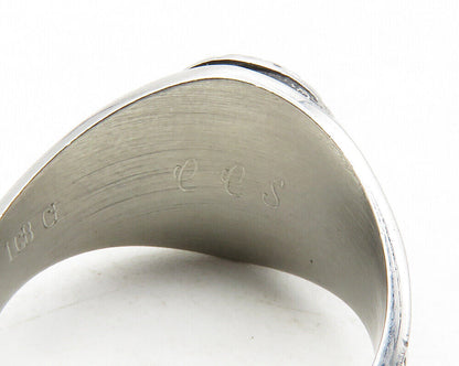 925 Sterling Silver  Vintage East Catholic H.S. 1999 Band Ring Sz 8  RG13189