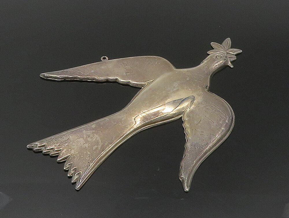 GORHAM 925 Sterling Silver  Vintage Mount Vernon Dove Peace Pendant  PT19988