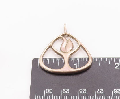 925 Sterling Silver Vintage Pendant Triangular Framed Designer Tree  PT22983