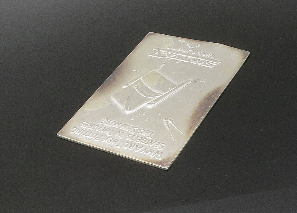 925 Sterling Silver  Vintage Star Trek 1989 Collection Card  TR3084