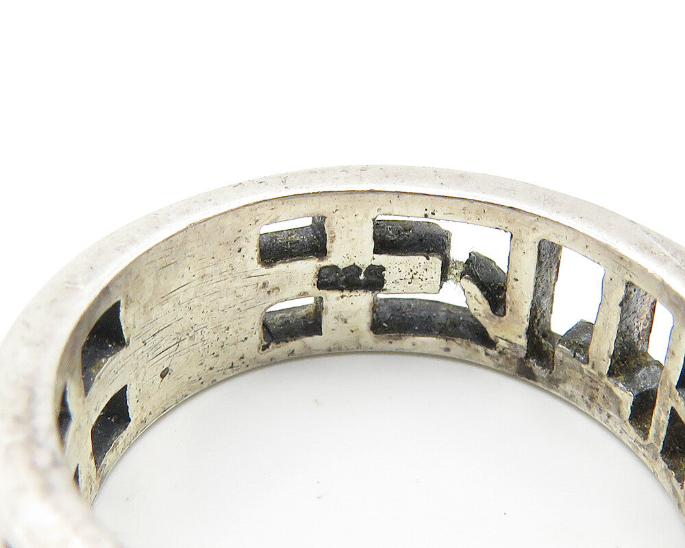 925 Sterling Silver Vintage Thessalonians 4:34 Purity Ring Sz 5.5 RG10618