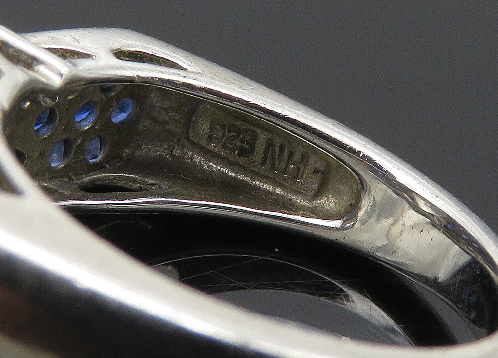 MICHAEL VALITUTTI 925 Silver  Vintage Cubic Zirconia Band Ring Sz 6  RG20896