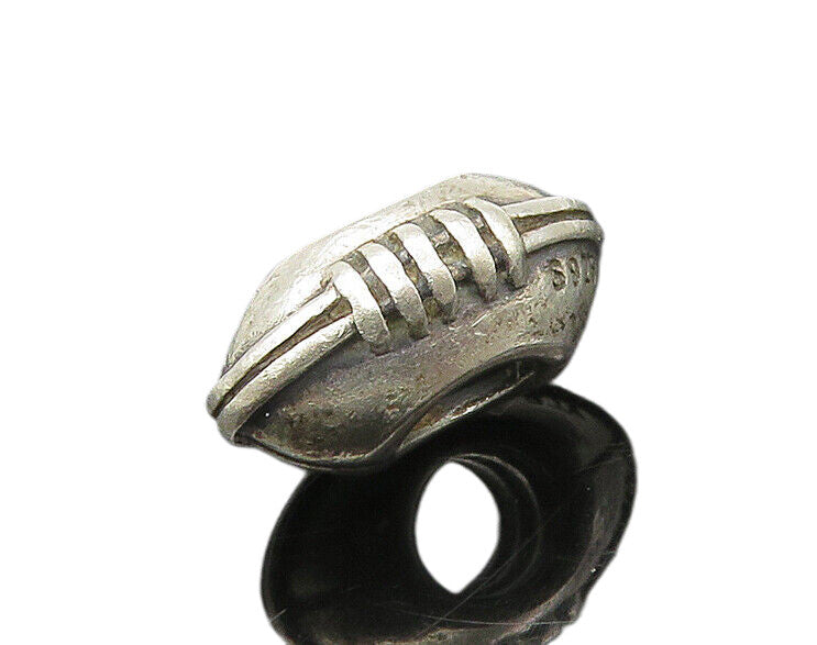 PANDORA 925 Sterling Silver   Vintage Petite Football Slide Pendant  PT18293