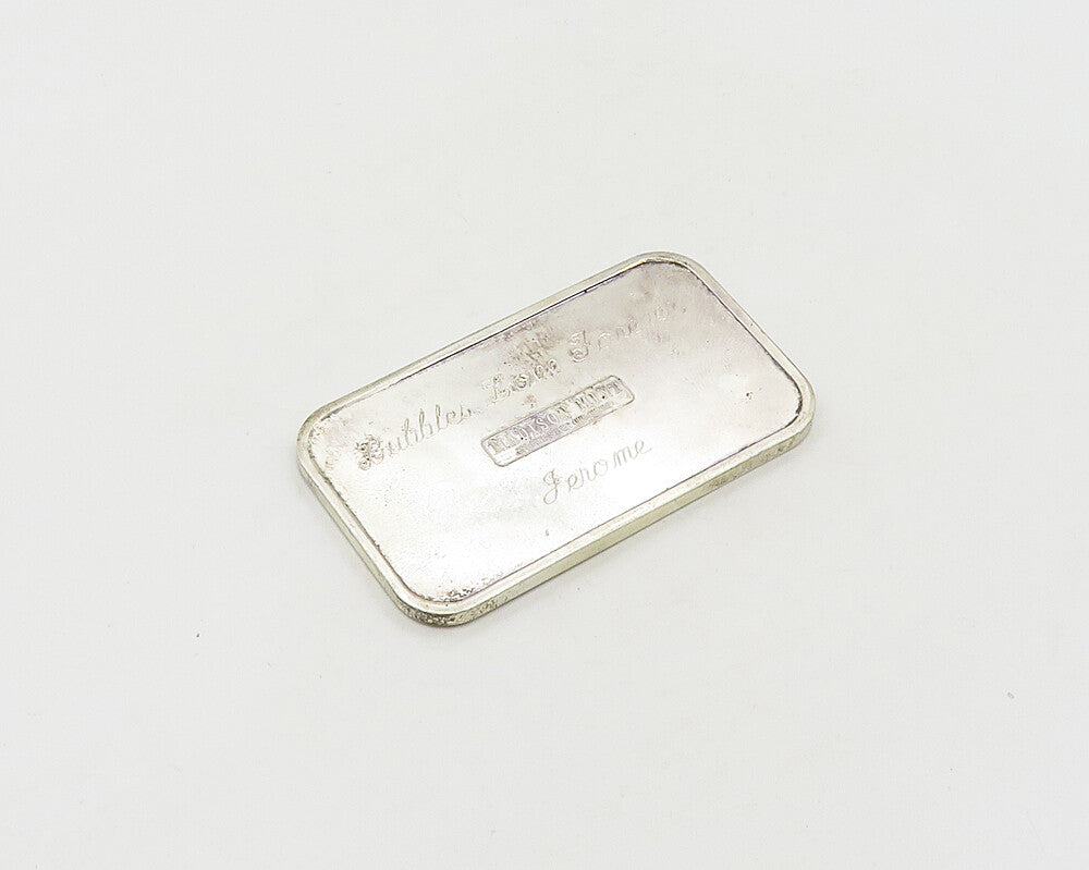 925 Sterling Silver  Vintage Be My Valentine Cupid 1977 Bullion Bar  TR2567