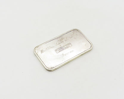 925 Sterling Silver  Vintage Be My Valentine Cupid 1977 Bullion Bar  TR2567