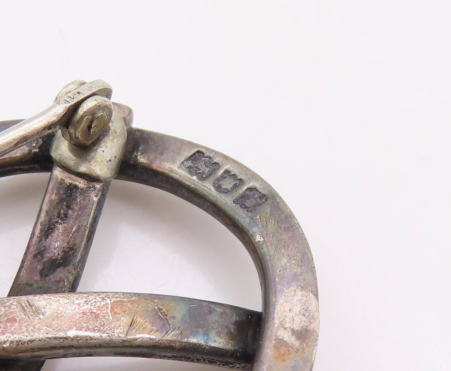 925 Sterling Silver Vintage Brooch Pin ENGLAND Antique Lover's Knot  BP11204