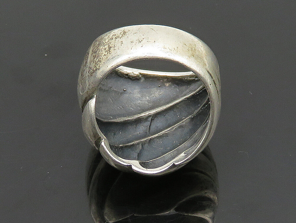 KABANA 925 Silver  Vintage Graduated Scalloped Dome Ring Sz 7.5  RG24529