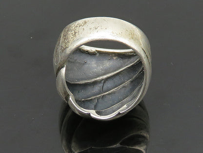 KABANA 925 Silver  Vintage Graduated Scalloped Dome Ring Sz 7.5  RG24529