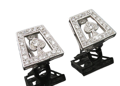 925 Sterling Silver  Sparkling Cubic Zirconia Love Heart Drop Earrings  EG5627
