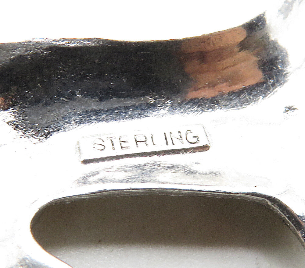 925 Sterling Silver  Vintage Sparkling Terrier Dog Motif Pendant  PT13342