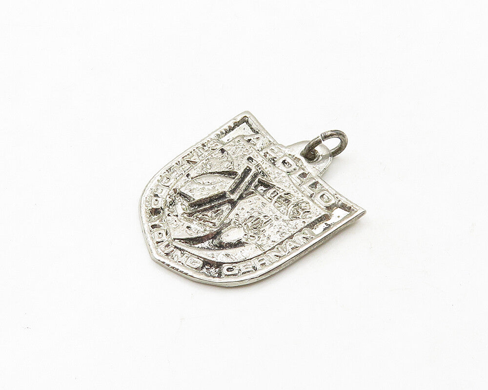 925 Sterling Silver  Vintage Apollo X Spacecraft 1969 Pendant  PT15511