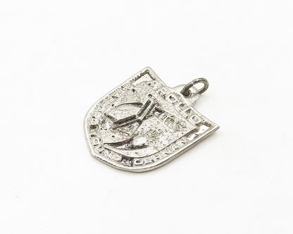 925 Sterling Silver  Vintage Apollo X Spacecraft 1969 Pendant  PT15511