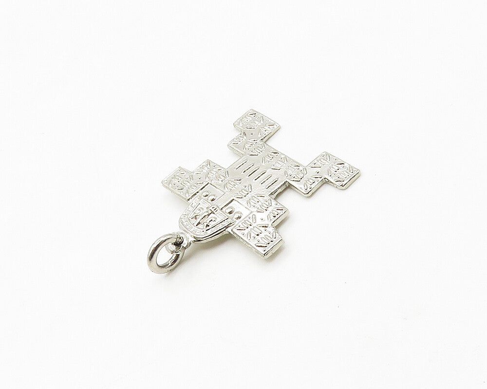 925 Sterling Silver  Vintage Shiny Traditional Statue Design Pendant  PT13854