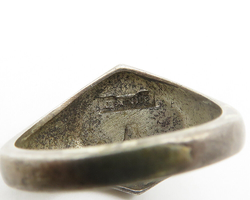 925 Sterling Silver Vintage Antique Boy Scouts Of America Ring Sz 5.5  RG19378