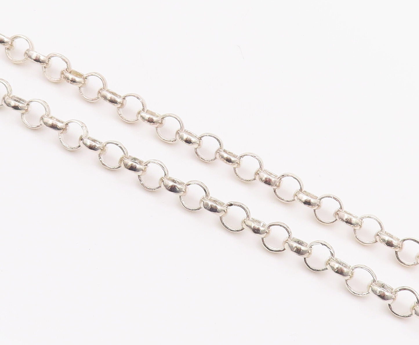 RLM STUDIO 925 Sterling Silver  Vintage Ring Chain Tassel Necklace  NE4183