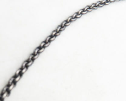 925 Sterling Silver  Vintage Pink Mother Of Pearl Twist Chain Necklace  NE1929