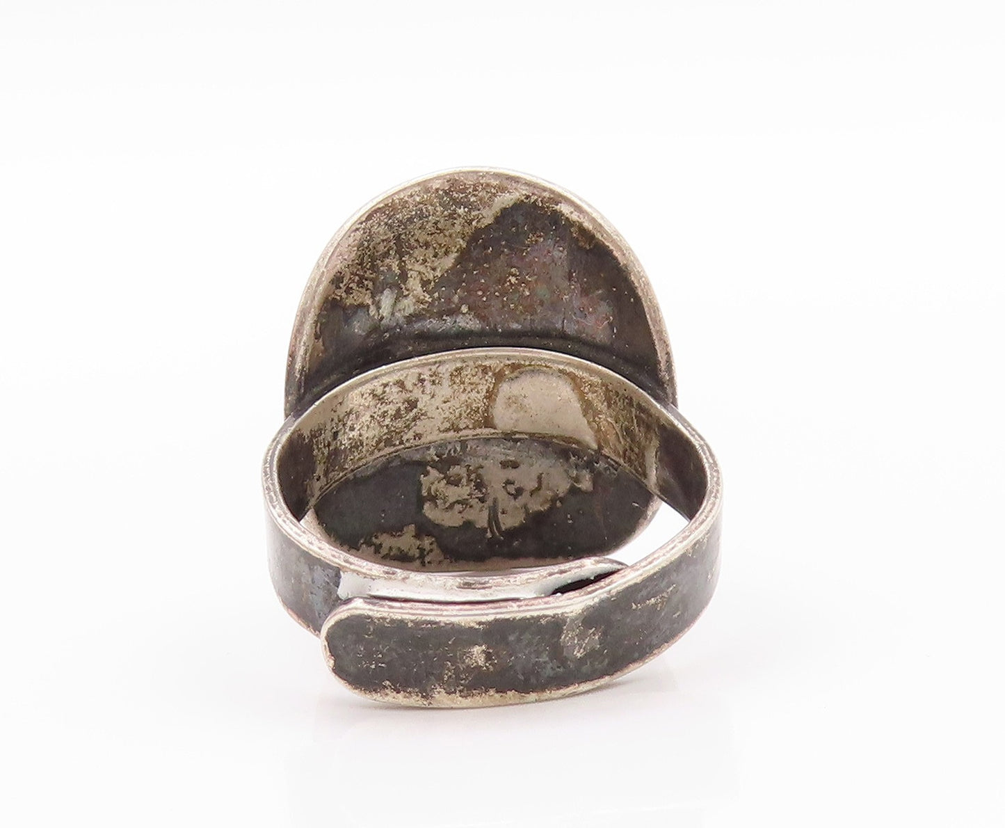 925 Sterling Silver Vintage Ring VALDRES SOLVSMIE NORWAY Antique  Sz 9  RG32458