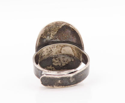 925 Sterling Silver Vintage Ring VALDRES SOLVSMIE NORWAY Antique  Sz 9  RG32458