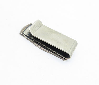 J. LANTE ZUNI 925 Sterling Silver  Vintage Oxidized Pattern Money Clip  TR1185