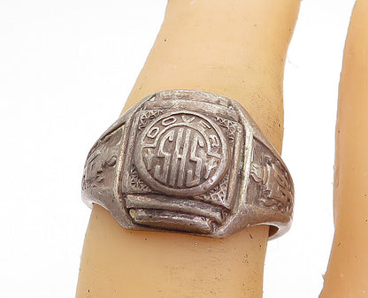 BALFOUR 925 Sterling Silver Vintage Dark Tone 1954 Class Ring Sz 6.5 RG4849