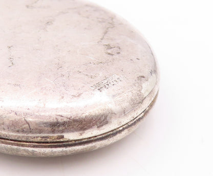 925 Sterling Silver Vintage Pendant DANECRAFT Antique Carved Locket OPEN PT23636
