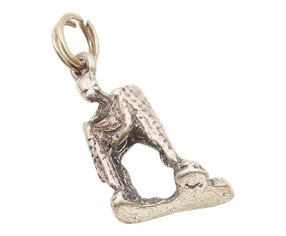 925 Sterling Silver  Vintage Petite Matador Bull Fighter Pendant  PT18665