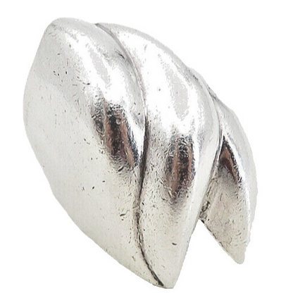 MEXICO 925 Sterling Silver  Vintage Sculpted Design Band Ring Sz 6  RG8747
