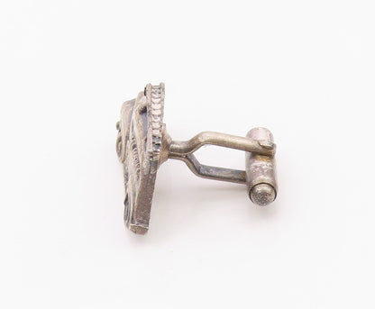 925 Sterling Silver  Vintage Antique RCA Service Car Motif Cuff Links  TR1306