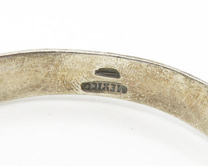 MEXICO 925 Sterling Silver  Vintage XO Hugs & Kisses Cuff Bracelet  BT6927