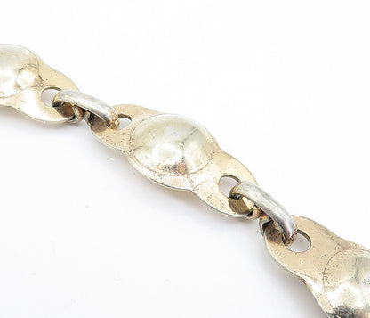 NAPIER 925 Sterling Silver  Vintage Shiny Anchor Link Chain Bracelet  BT2189