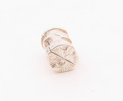 925 Silver  Vintage Royal Hatch With Solider Charm Pendant (OPENS)  PT20656