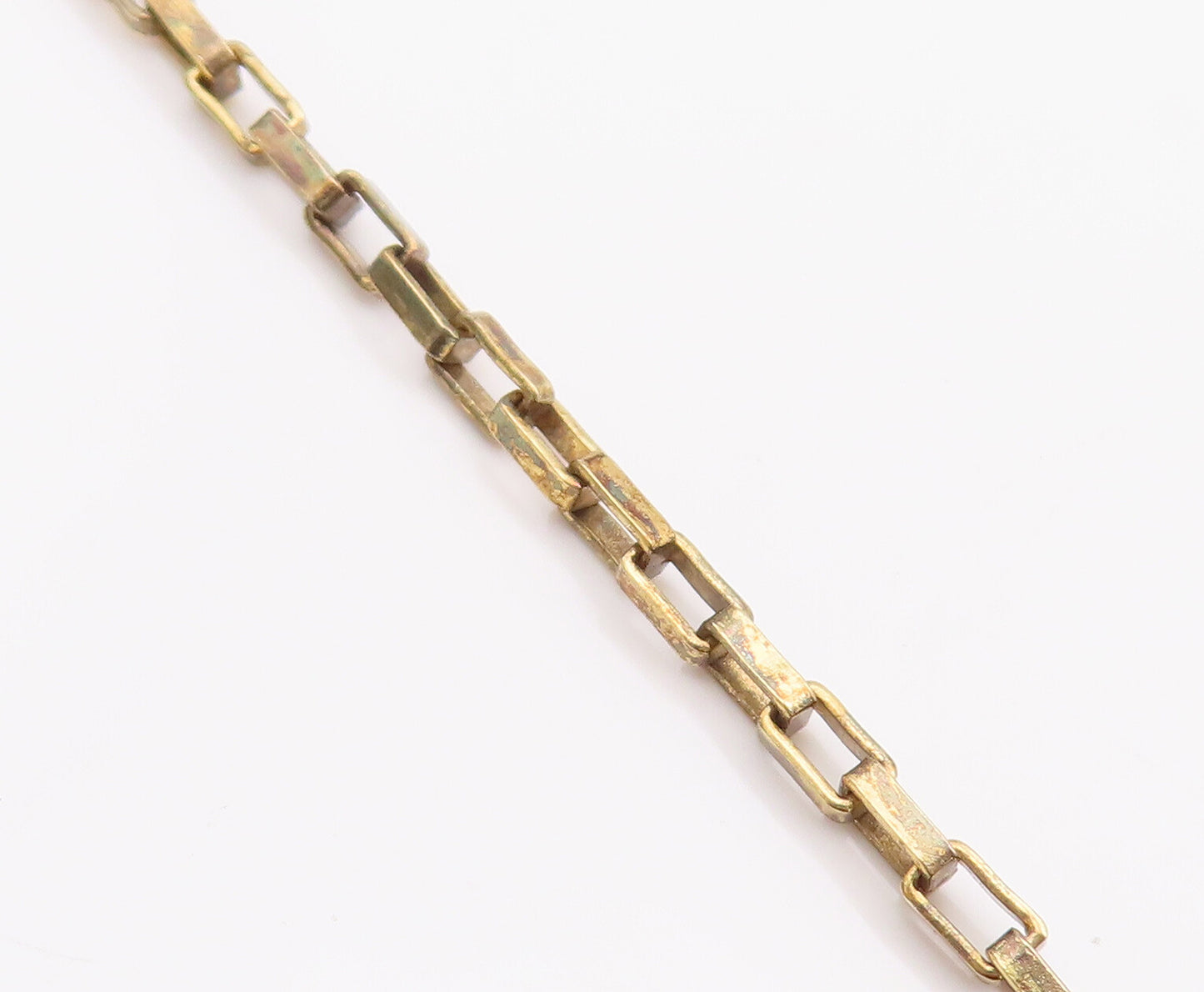 925 Sterling Silver Vintage Necklace Gold Plated CZ Beaded Floral Carved  NE4293