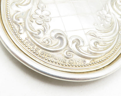 TOWLE STERLING 925 Silver  Vintage 5 Golden Rings Christmas Pendant  PT7872