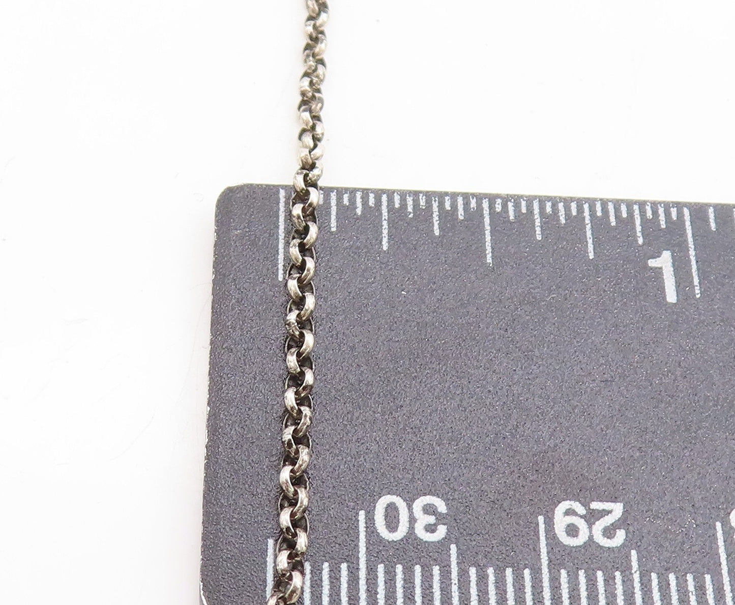 BERIA 925 Silver  Vintage Gold Druzy Stone Floral Swirl Chain Necklace  NE1325