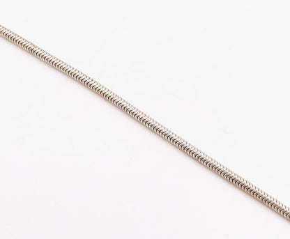 22k Gold & 925 Sterling Silver Vintage Necklace STUART PFUELB Chain  NE4758