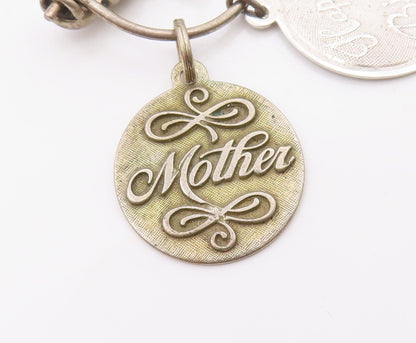 925 Sterling Silver  Vintage Happy Birthday Aunt & Mother Pendant  PT16733