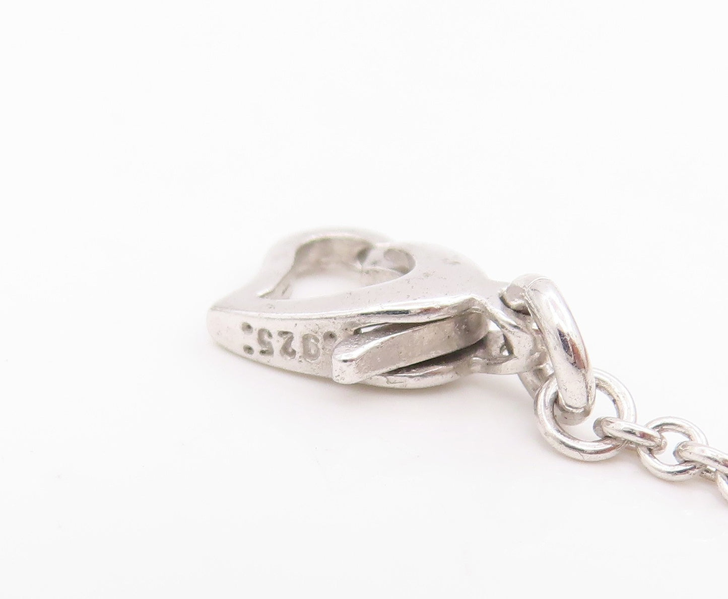 925 Sterling Silver Vintage Bracelet Elegant Floral Intricate Rope Chain BT11686