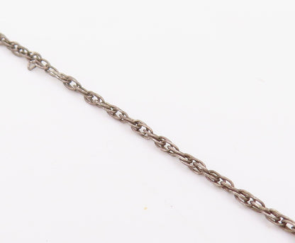 925 Sterling Silver Vintage Necklace Harry Potter Fawkes Phoenix Chain   NE4683