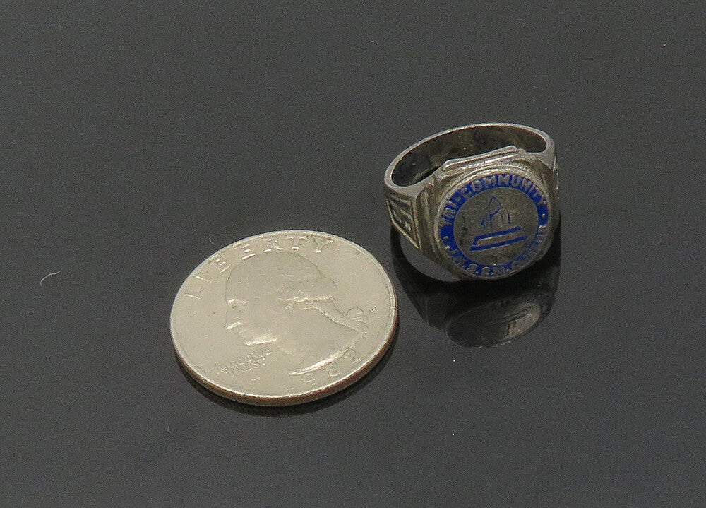 REED 925 Silver  Vintage Antique 1965 Junior HS 231 Class Ring Sz 6  RG20373