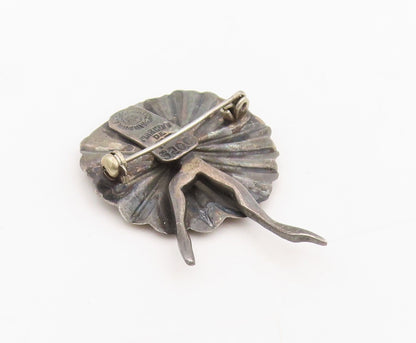 925 Sterling Silver Vintage Brooch MARGOT DE TAXCO Ballerina Dancer Pin  BP12072