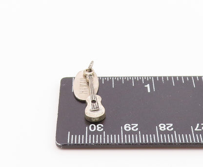 925 Sterling Silver  Vintage Petite Hawaii Ukelele Souvenir Pendant  PT16583