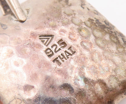 SILPADA 925 Sterling Silver  Vintage Hollow Hammered Square Pendant  PT12245