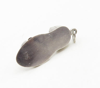925 Sterling Silver  Vintage Petite Single Sandal Shoe Motif Pendant  PT12298