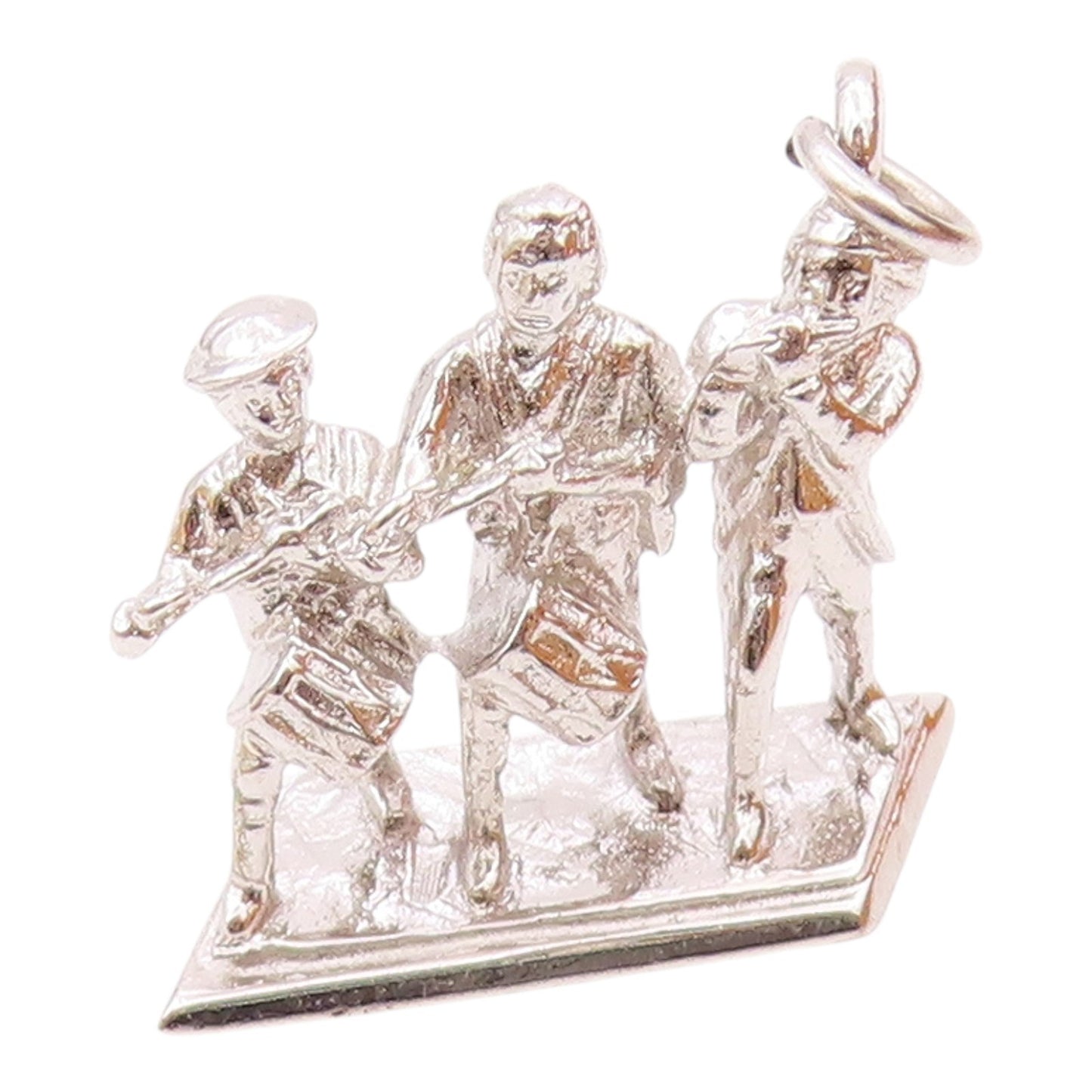 925 Sterling Silver  Vintage Spirit of '76 Marching Band Pendant  PT16581