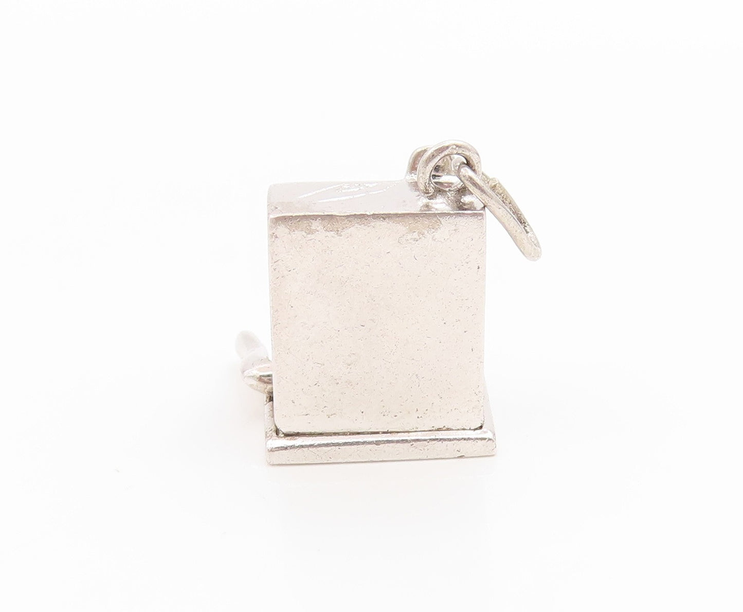 925 Sterling Silver Vintage Pendant Slot Machine With Fruit Details  PT26154