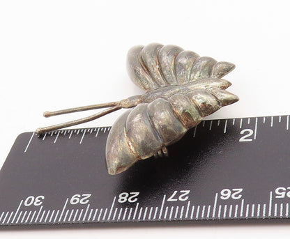 925 Sterling Silver Vintage Brooch Pin ANTONIO PINEDA Puffed Butterfly  BP11453