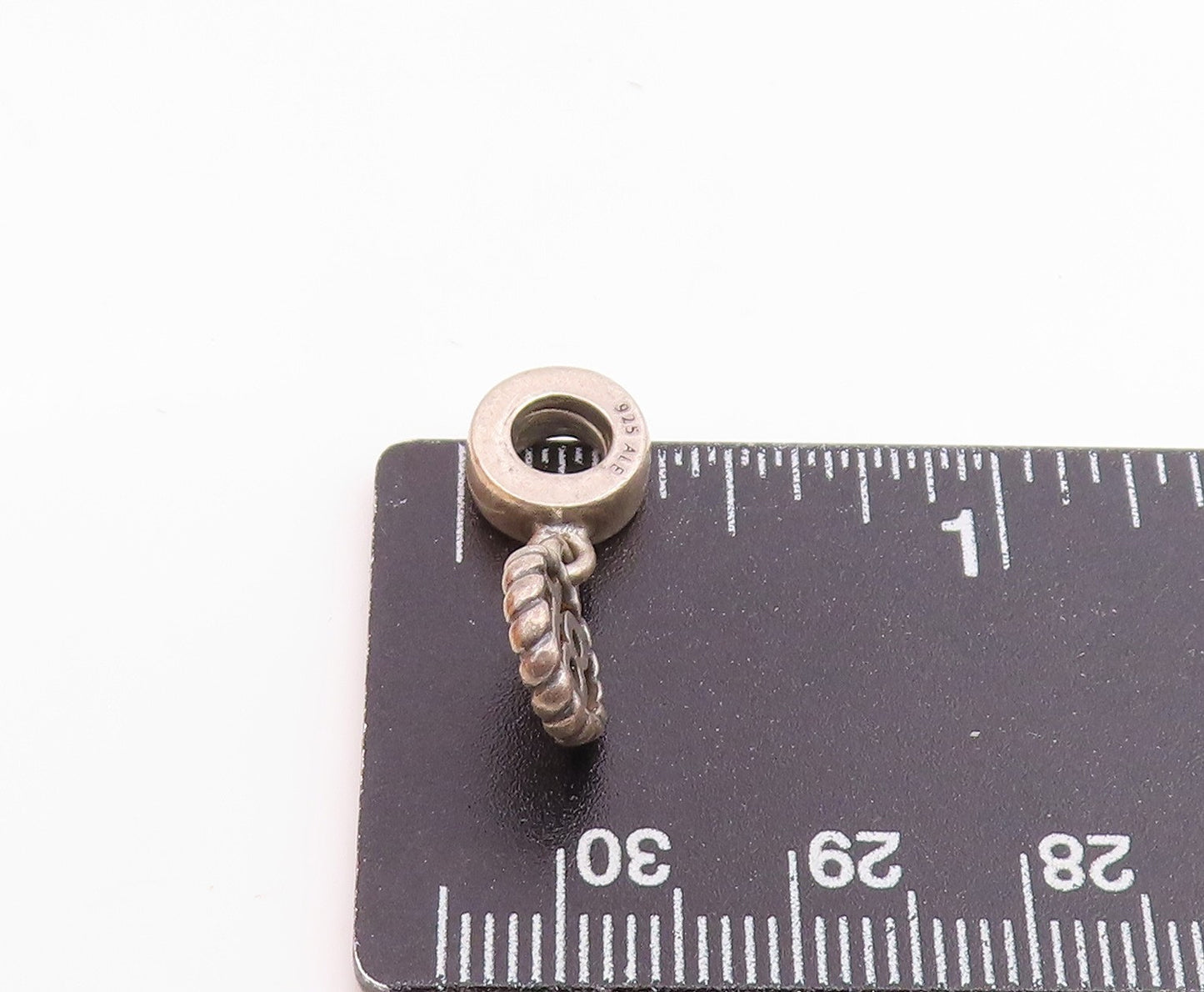 PANDORA 925 Sterling Silver Vintage Dangling 18 Birthday Pendant  PT18151