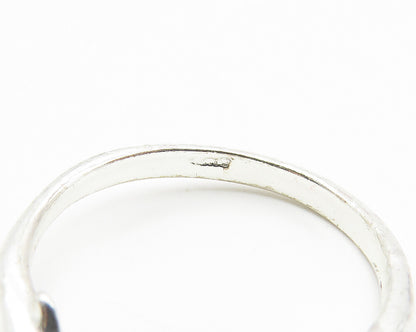 925 Sterling Silver  Shiny Petite Dolphins Bypass Band Ring Sz 7  RG10605