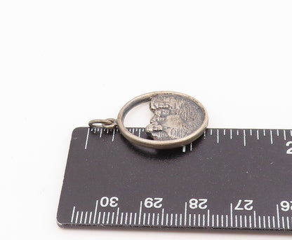 925 Sterling Silver Vintage Pendant Mount Rushmore National Memorial  PT26205